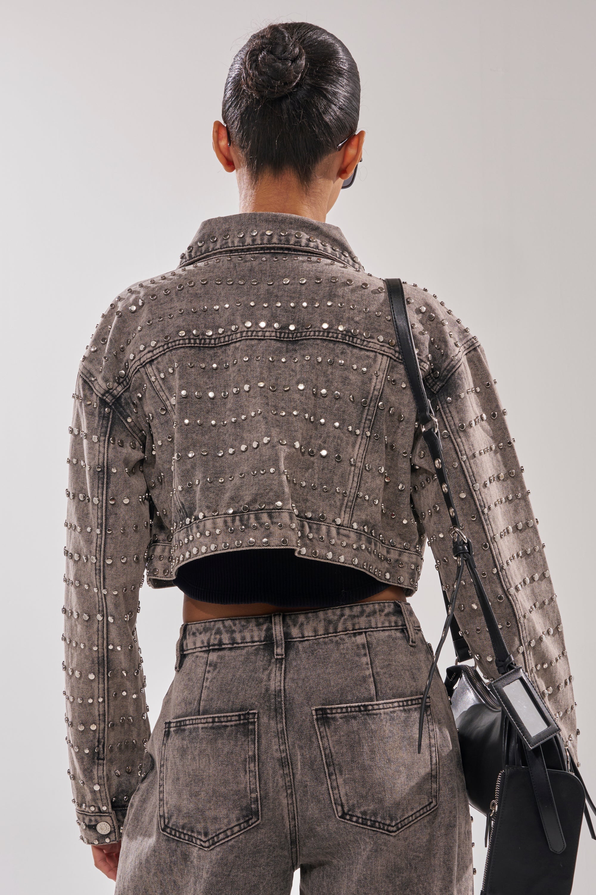 RIZZO STUDDED DENIM JACKET