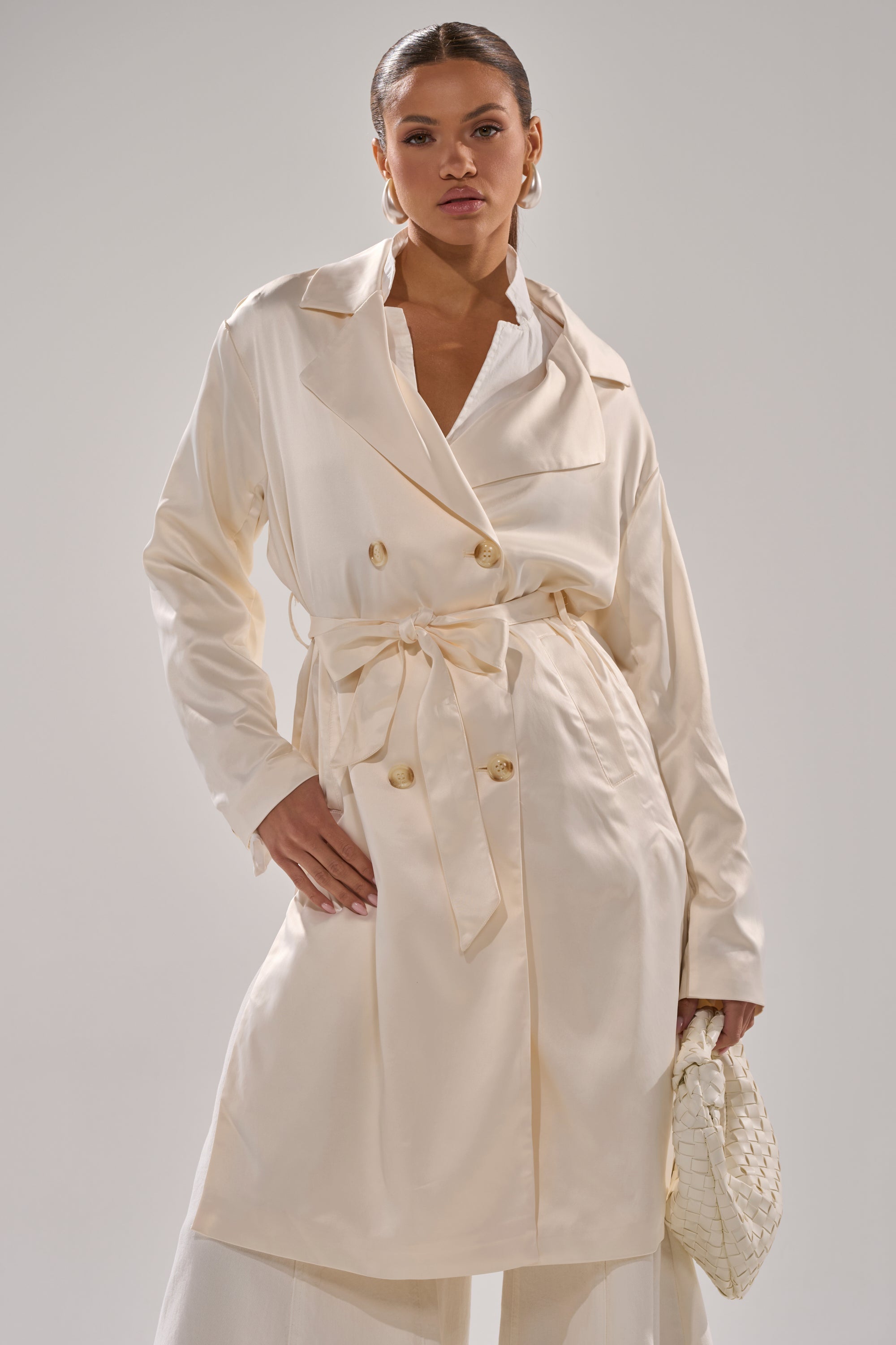 BELLISSIMA SATIN TRENCH