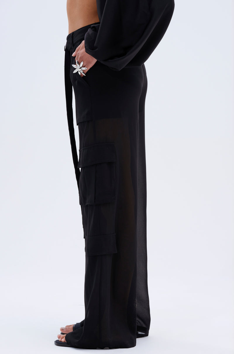 FAME IS REAL SHEER TROUSER