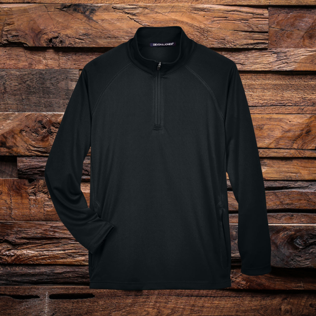 Stretch Tech-Shell Compass Quarter Zip Pullover