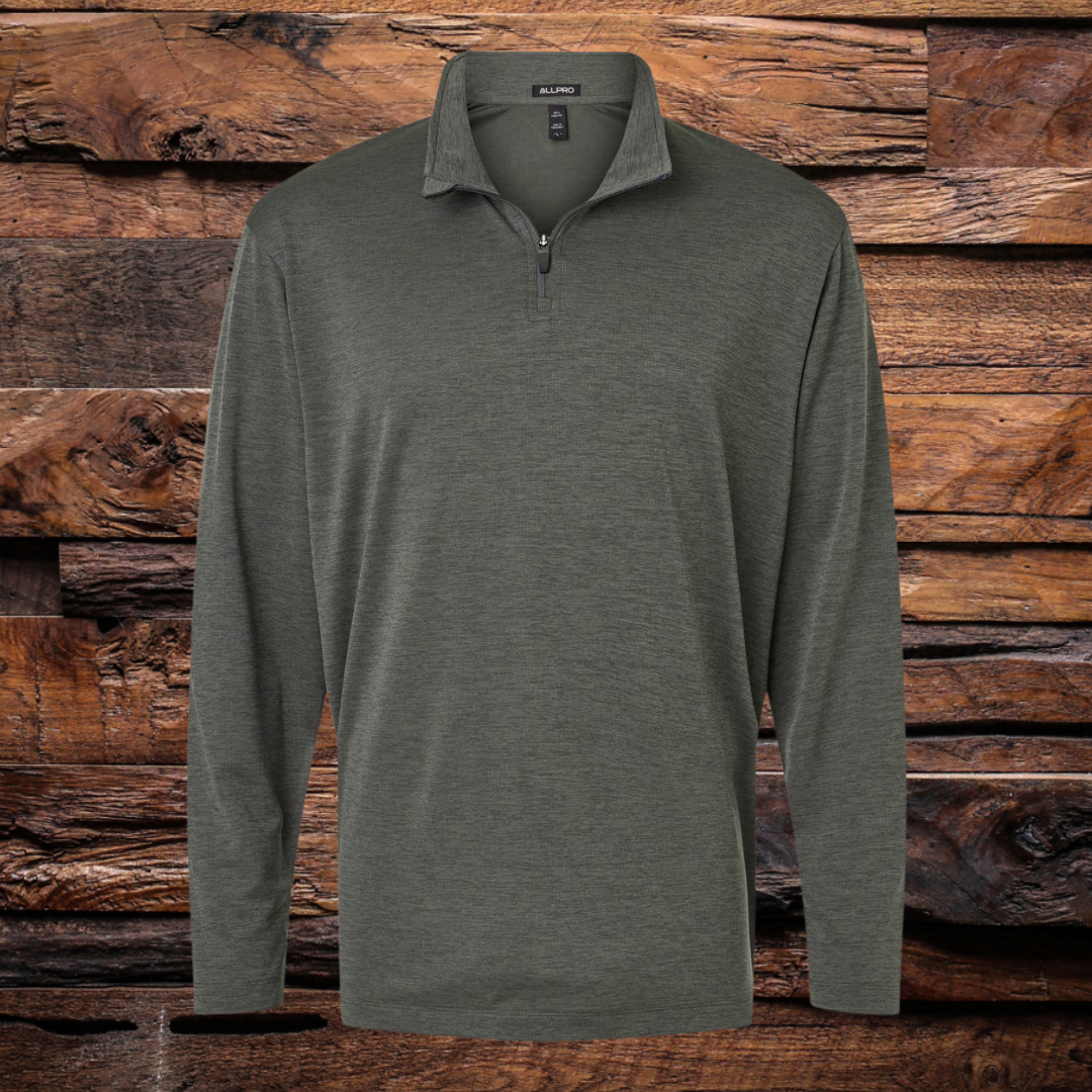 Pro-Lock Performance Melange Quarter Zip