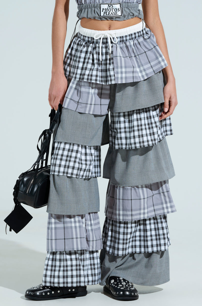 NO PHOTOS PLEASE PLAID PANT