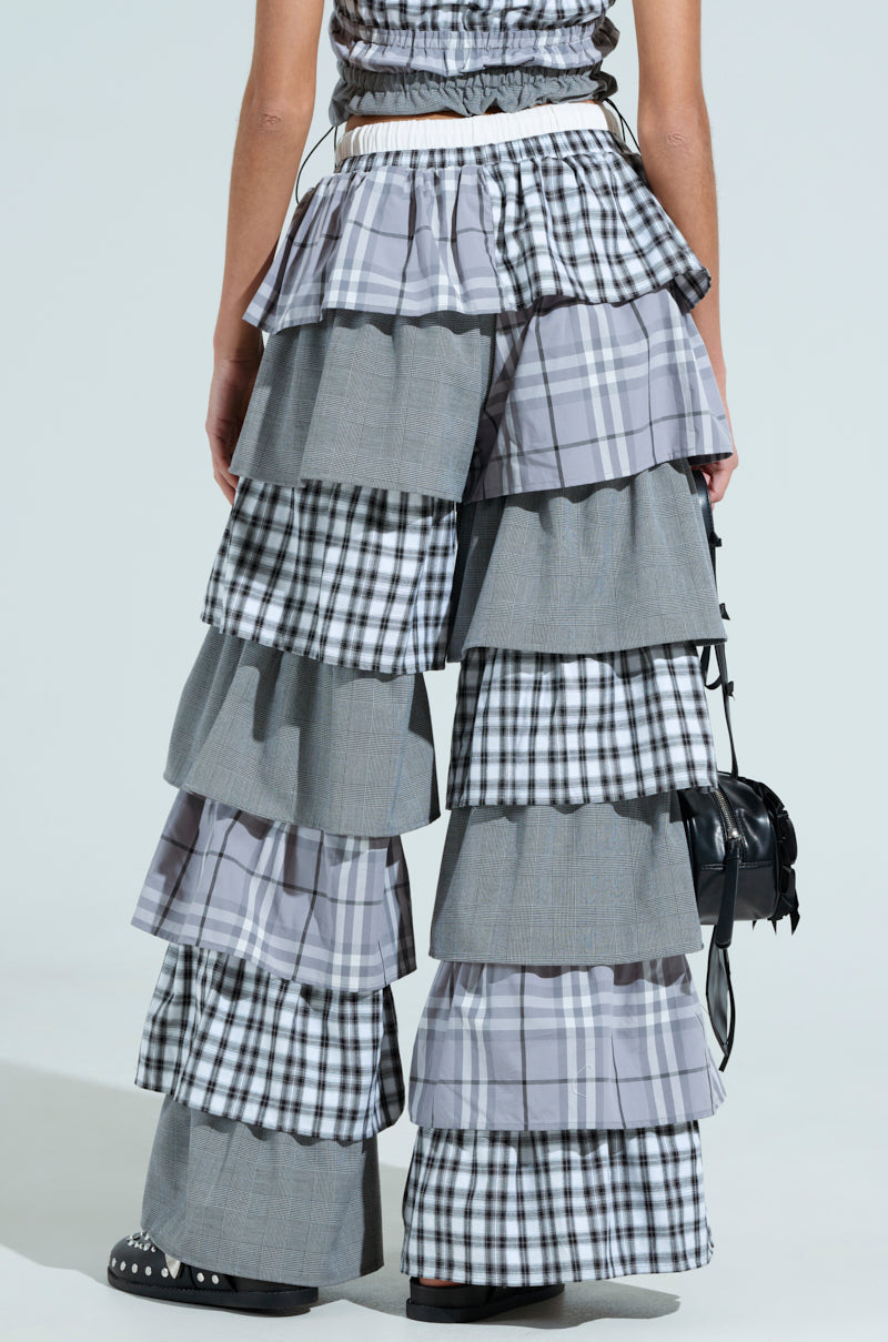 NO PHOTOS PLEASE PLAID PANT