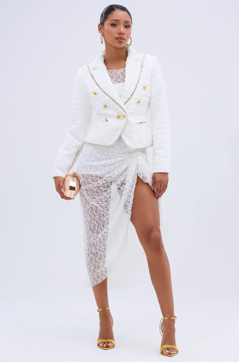 CARLOTTA TWEED BLAZER