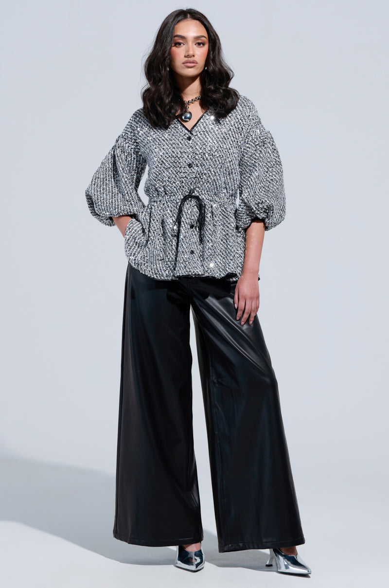 DOUBLE TROUBLE BLOUSE