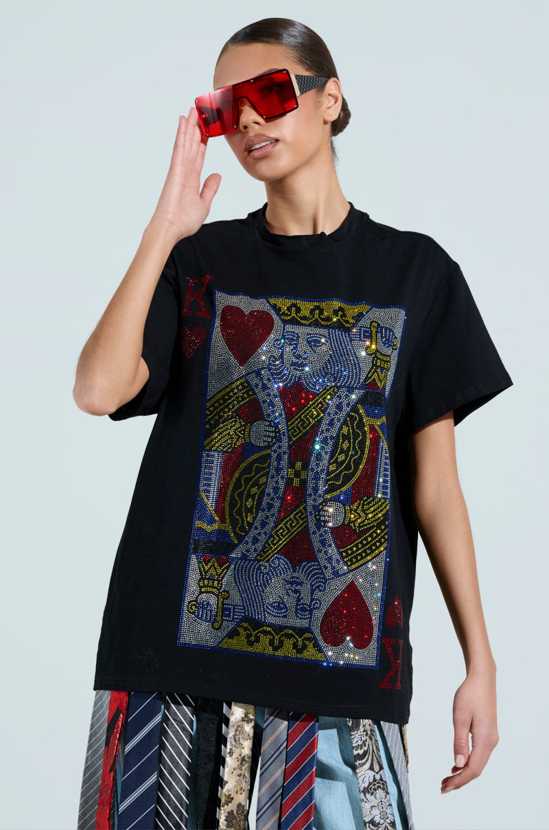 KING OF HEARTS OVERSIZED TEE