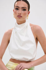 GOING NO WHERE HALTER BLOUSE