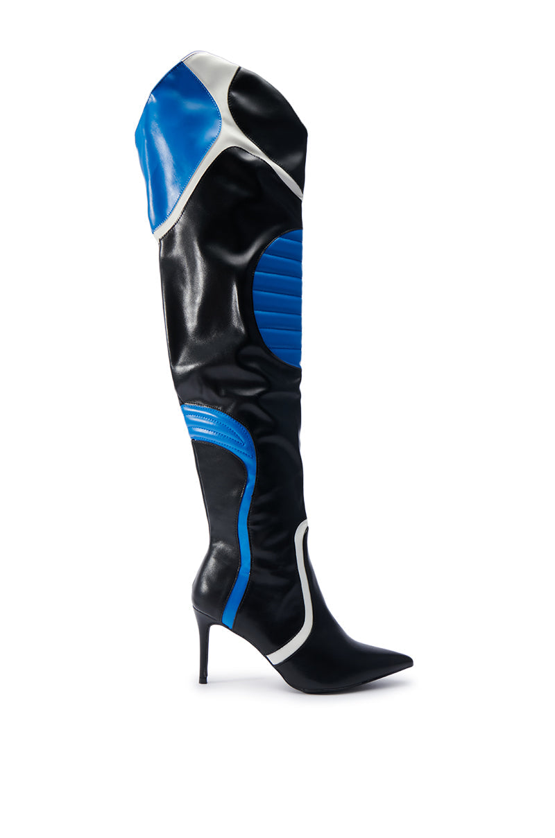 MANTRA BLUE RACER STILETTO BOOT