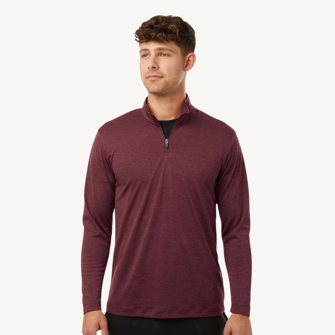 Pro-Lock Performance Melange Quarter Zip