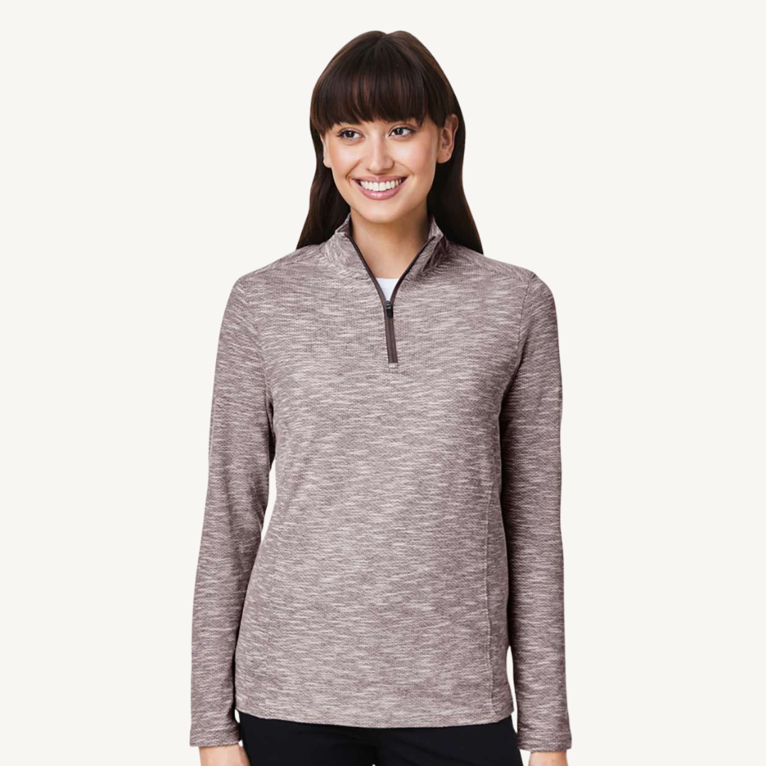 Women's Eclipse Jacquard Quarter Zip Pullover