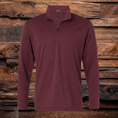 Pro-Lock Performance Melange Quarter Zip