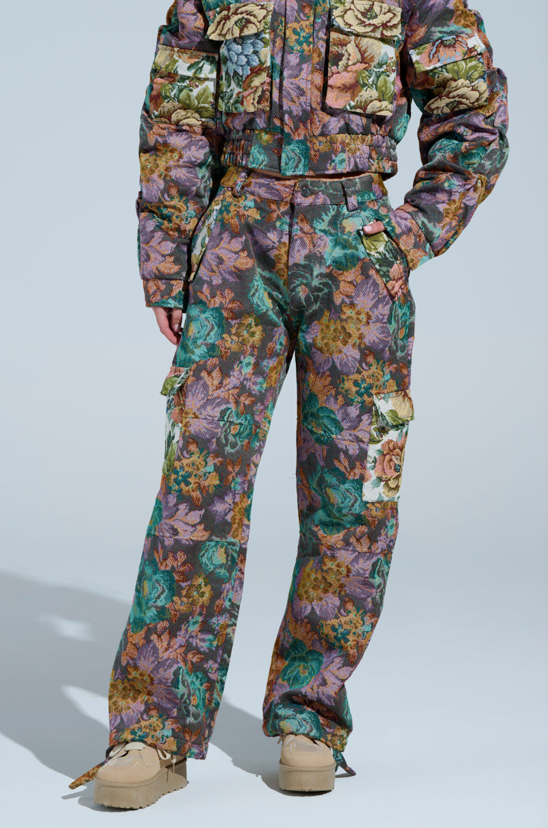 LOGAN SQUARE JACQUARD CARGO PANT