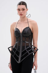 ALL THE DRAMA CUT OUT CORSET