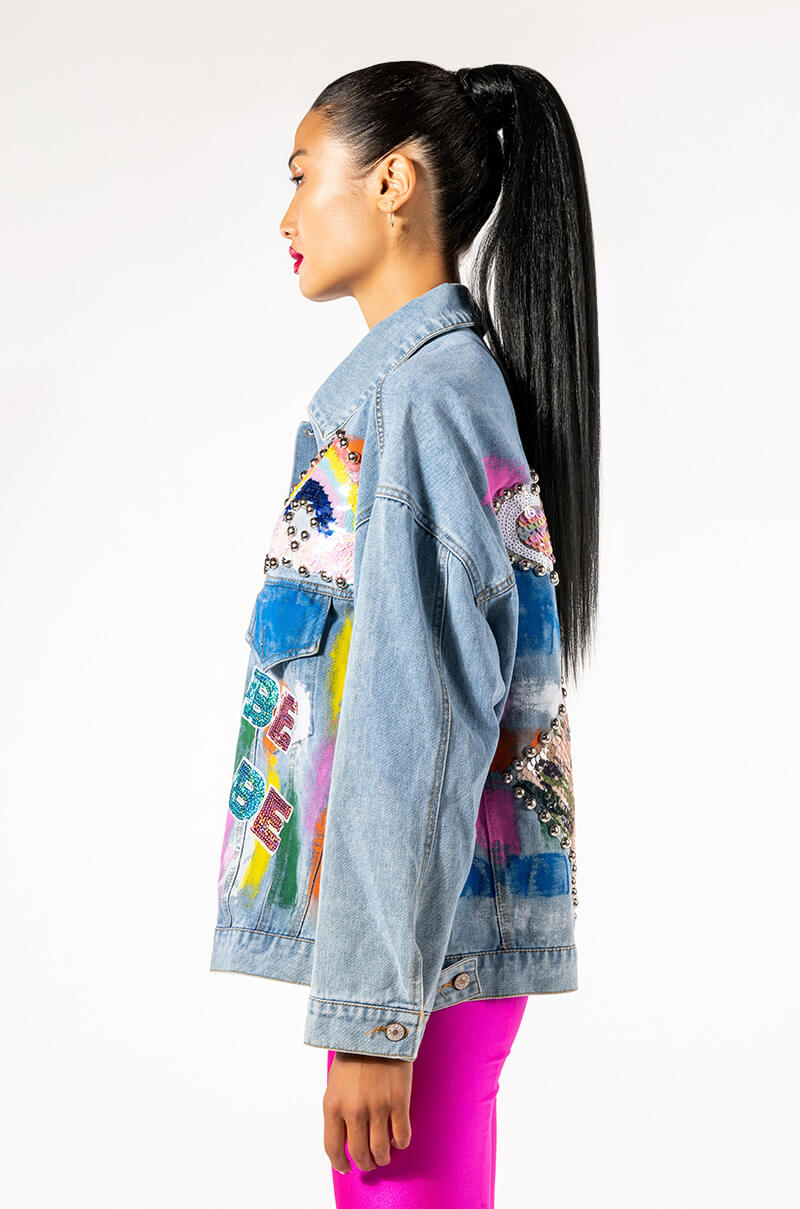 PAINTED DENIM JACKET