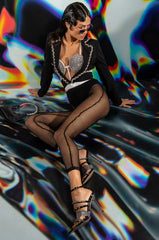 ROWDY FISHNET LEGGING